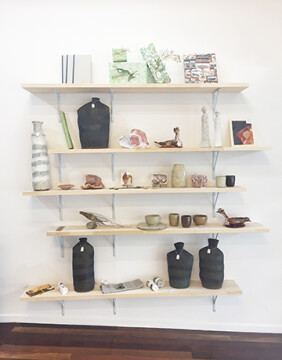 A section of Umbrella's shop space