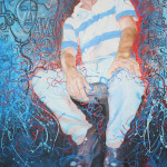 THE ARTS WITH J BROWN 2020	 Oil and acrylic on canvas 180 x 120cm