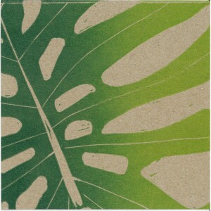 13 Sylvia Hewitt It's A Re-Leaf, 2020Linoleum print, 12 x 12cm When you think you have missed that all important deadline, 'It's A Re-Leaf' to get a print out on time. As simple as it is, it's still a relief.Current bid as at 3:30pm 13 November 2020: $25