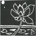 9 Vince Bray Lily in a pond, 2020Perspex Print, 12 x 12cm One lonely lily.Current bid as at 3:30pm 13 November 2020: $30